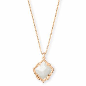 Kendra Scott Kacey Necklace in Rose Gold and Ivory